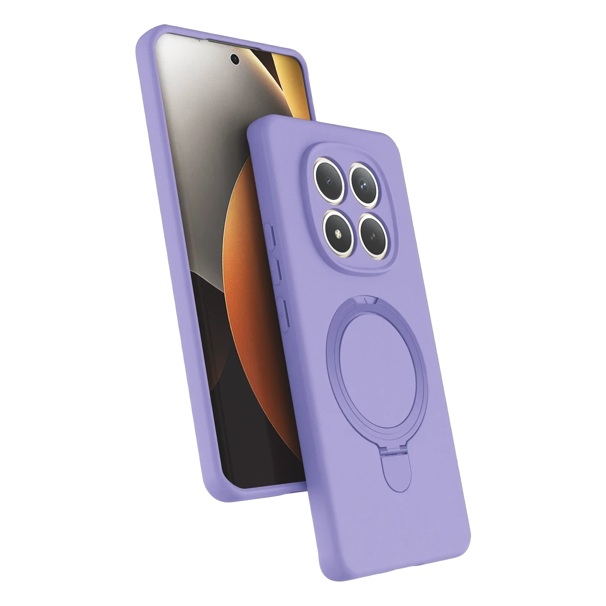 Xiaomi Redmi Note 15 Pro 5G Regal Magsafe Standlı Kapak - Lila