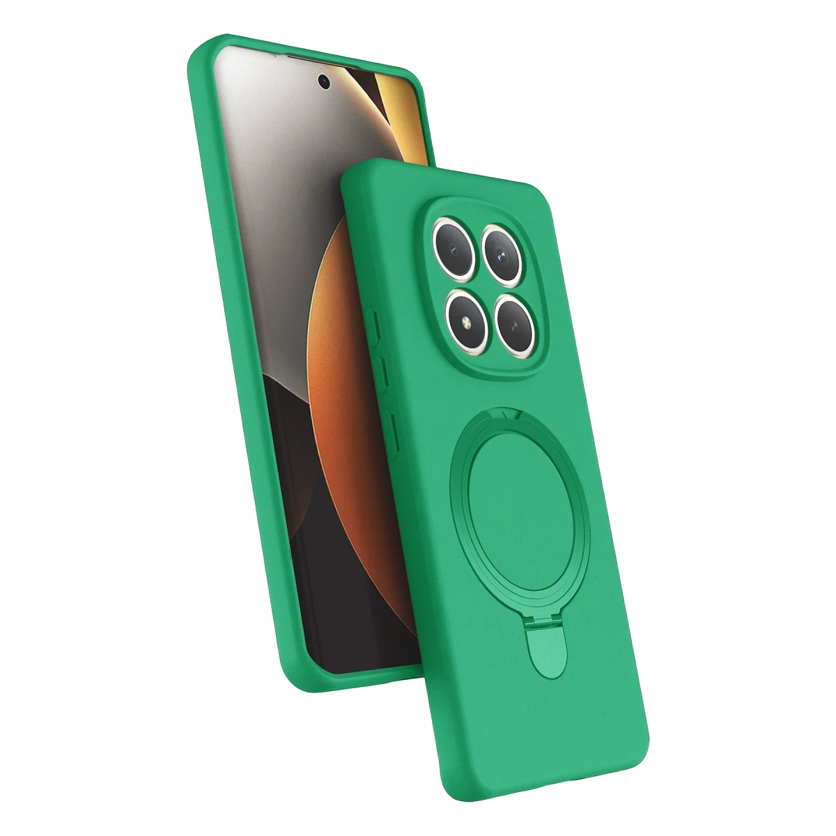 Xiaomi Redmi Note 15 Pro 5G Regal Magsafe Standlı Kapak - Yeşil