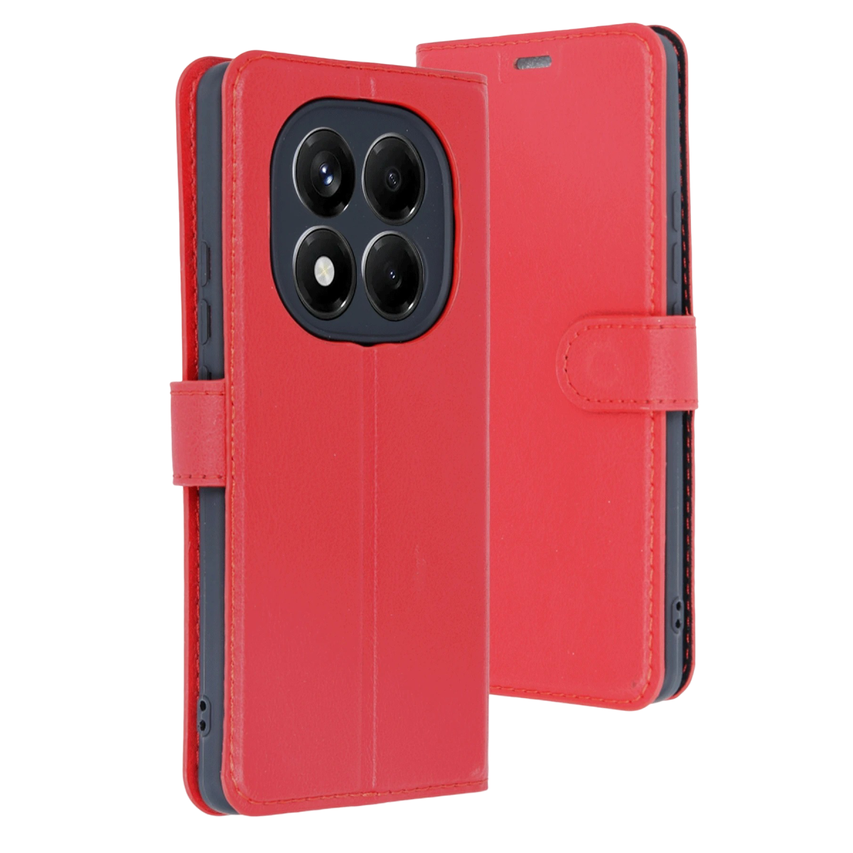 Xiaomi Redmi Note 15 Pro 5G Trend S Plus Kapaklı Kılıf - Kırmızı