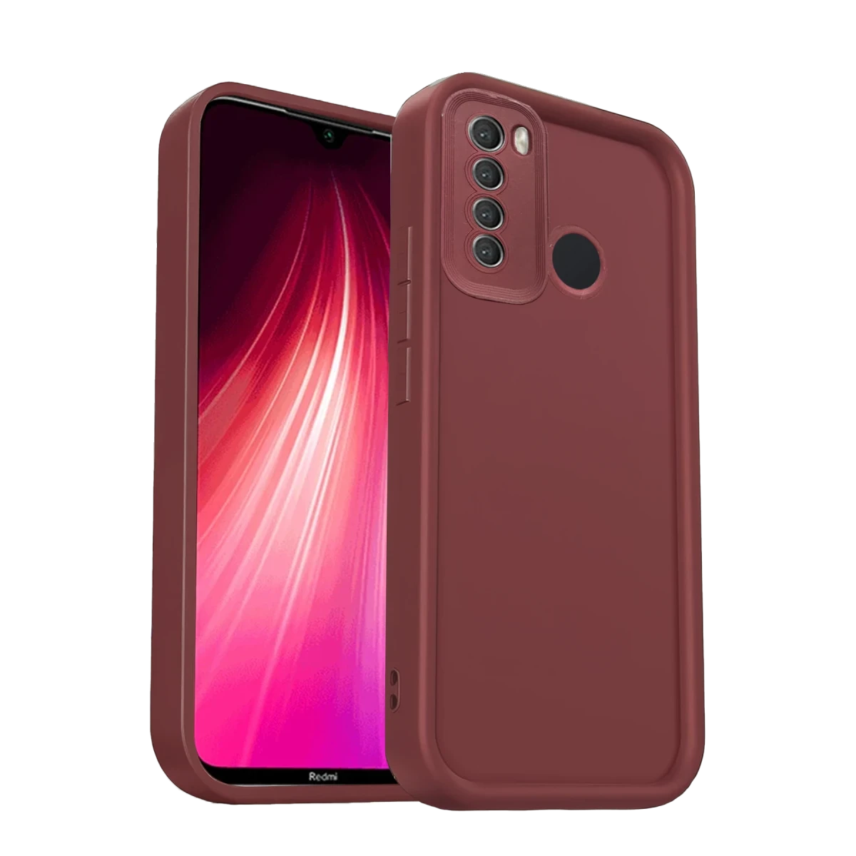 Xiaomi Redmi Note 8 Kılıf Viera Silikon - Bordo