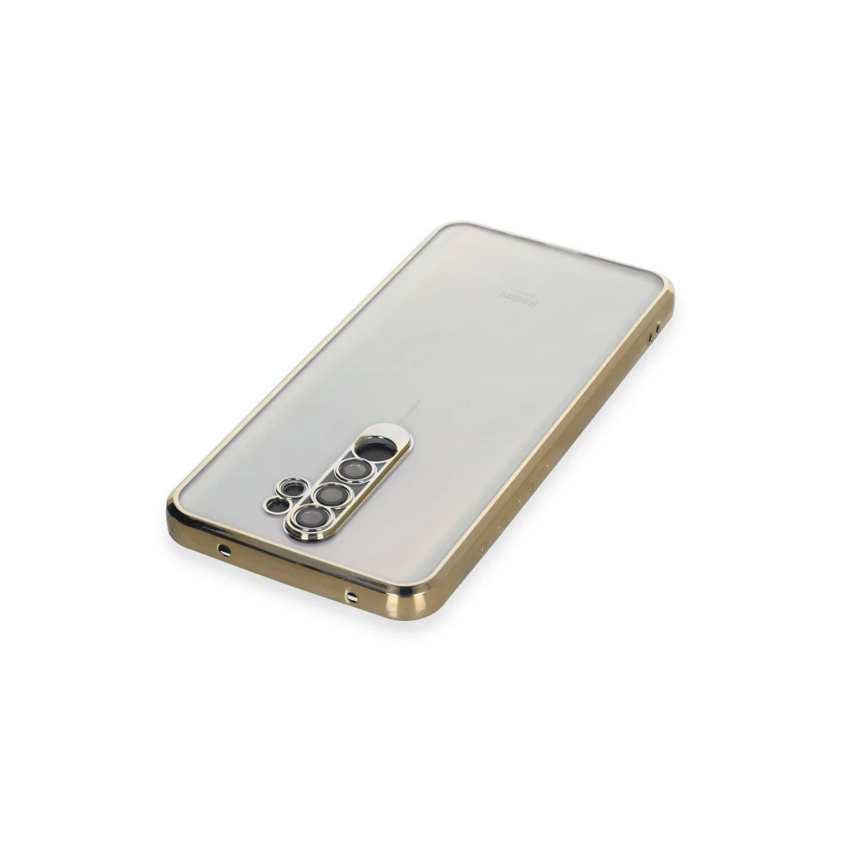 Xiaomi Redmi Note 8 Pro Kılıf Razer Lensli Silikon - Gold