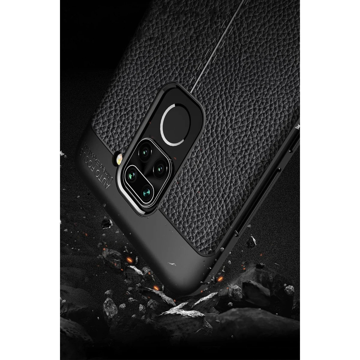 Xiaomi Redmi Note 9 Kılıf Auto Focus Kapak - Lacivert