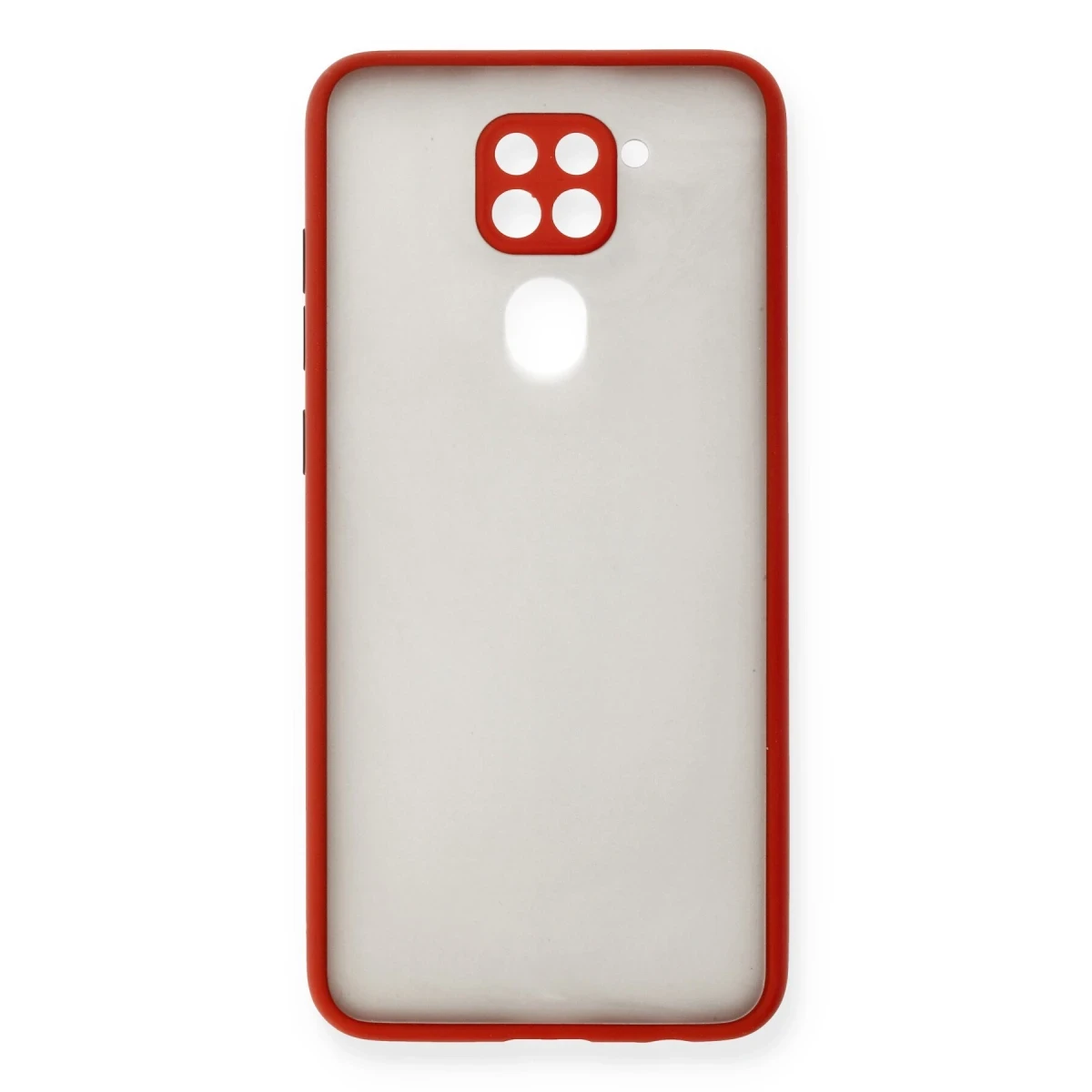 Xiaomi Redmi Note 9 Kılıf Montreal Silikon Kapak - Kırmızı