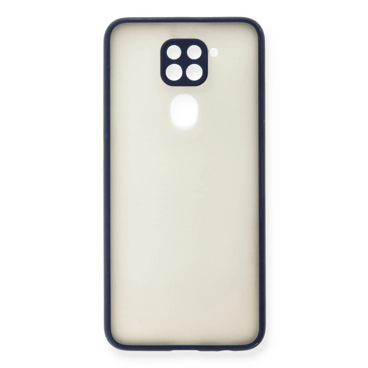 Xiaomi Redmi Note 9 Kılıf Montreal Silikon Kapak - Lacivert