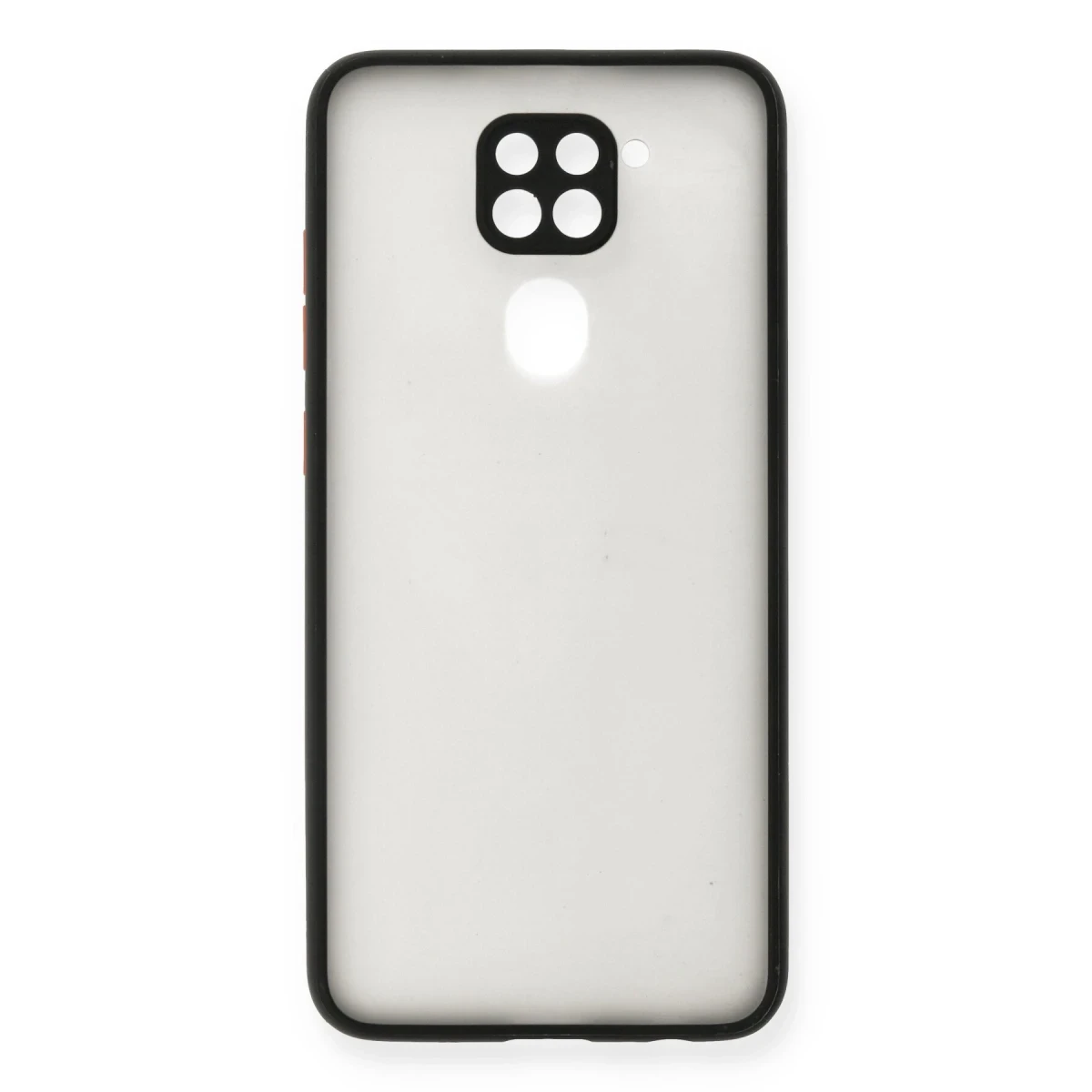 Xiaomi Redmi Note 9 Kılıf Montreal Silikon Kapak - Siyah