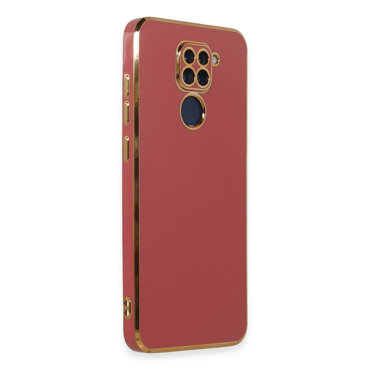Xiaomi Redmi Note 9 Kılıf Volet Silikon - Kırmızı