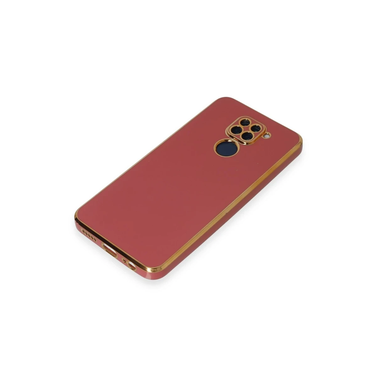 Xiaomi Redmi Note 9 Kılıf Volet Silikon - Kırmızı