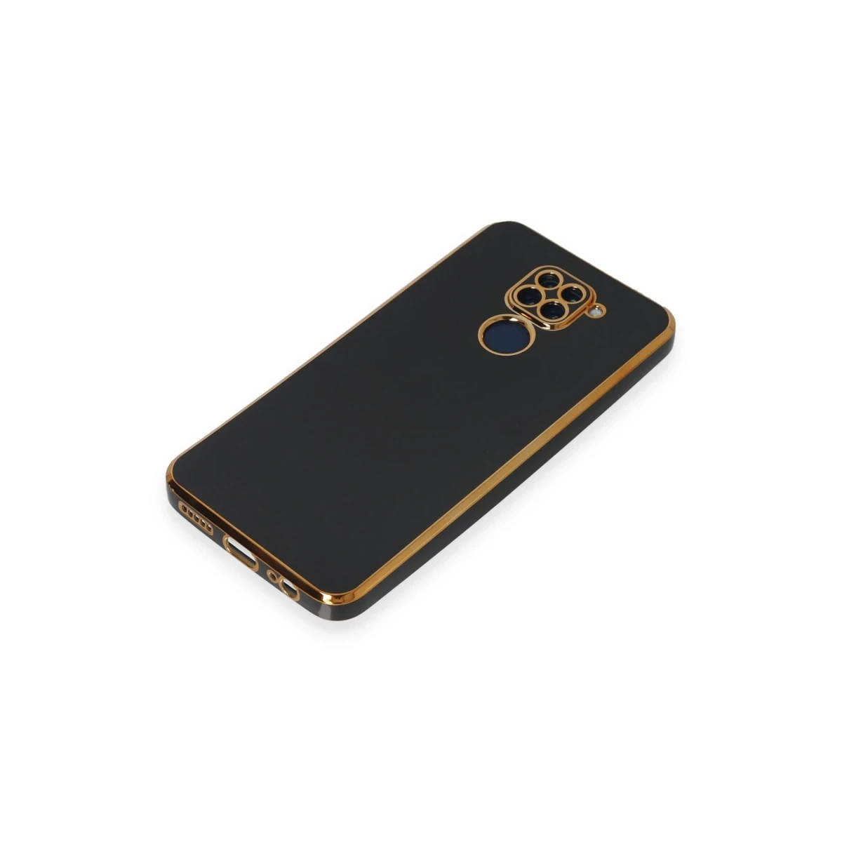 Xiaomi Redmi Note 9 Kılıf Volet Silikon - Siyah