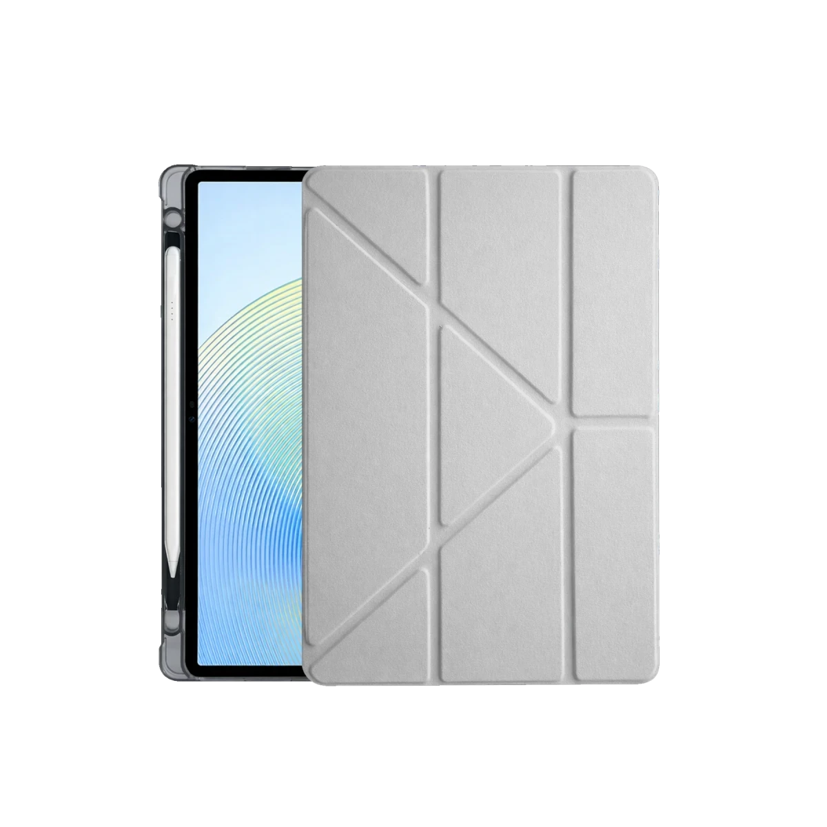 Xiaomi Redmi Pad 2 Kalemlikli Mars Tablet Kılıfı - Gri