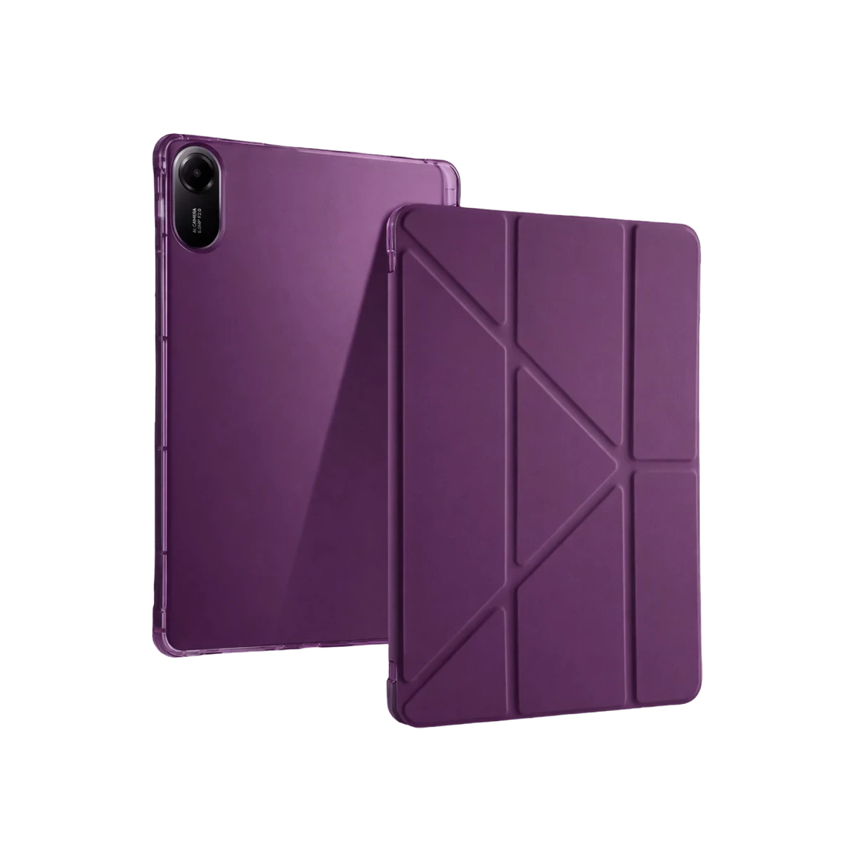 Xiaomi Redmi Pad 2 Kalemlikli Mars Tablet Kılıfı - Mürdüm