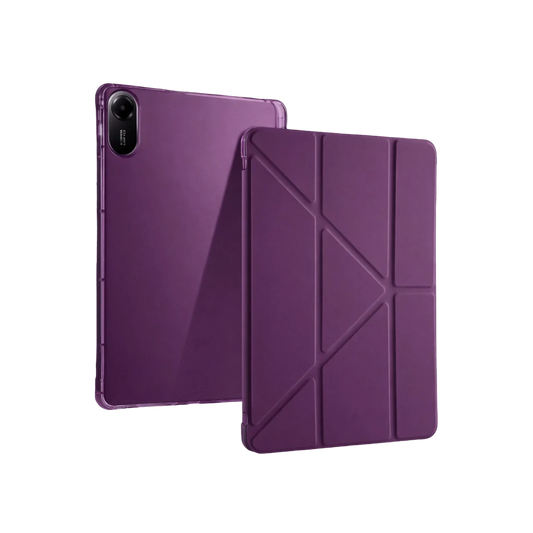 Xiaomi Redmi Pad 2 Kalemlikli Mars Tablet Kılıfı - Mürdüm