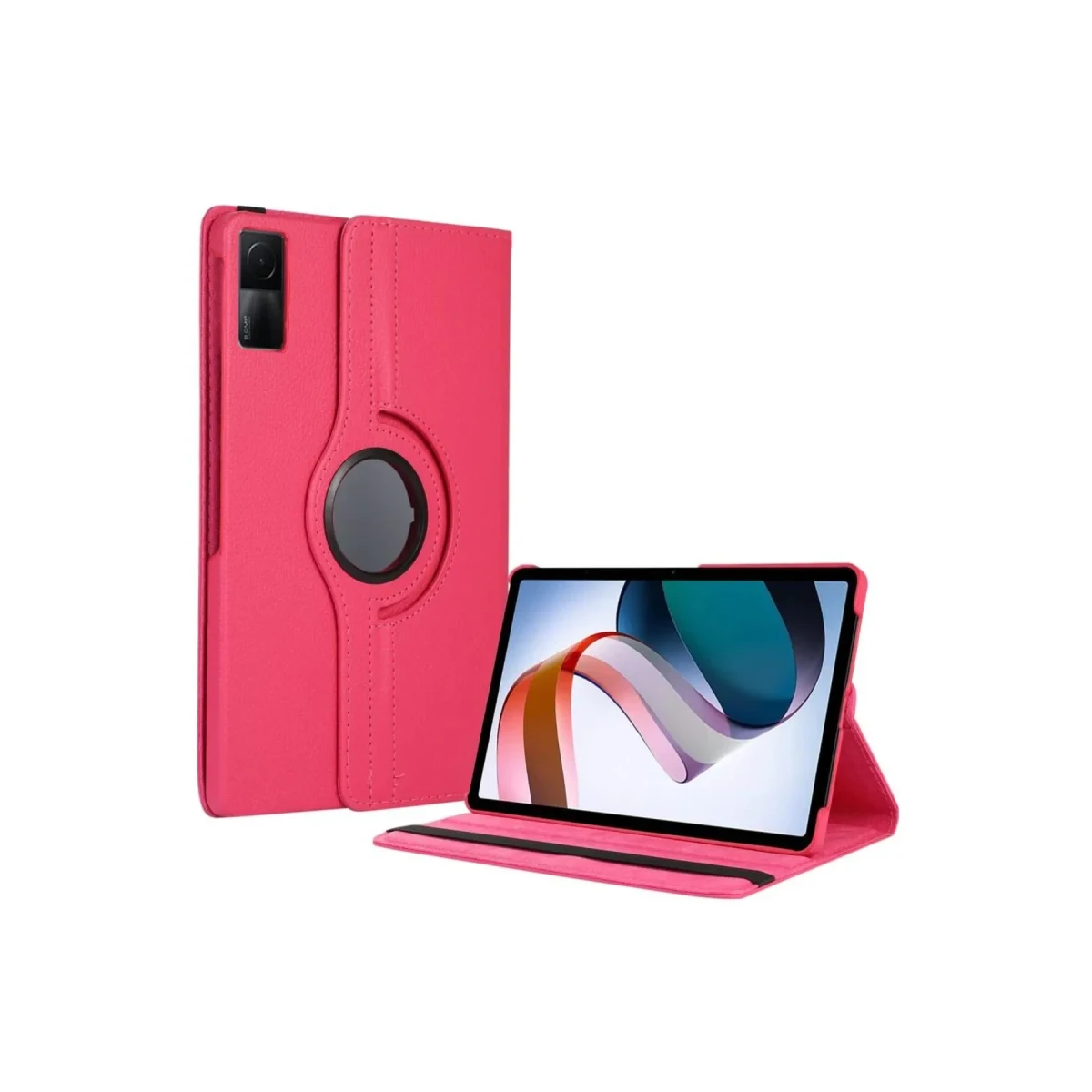 Xiaomi Redmi Pad SE 4G Kılıf 360 Tablet Deri Kılıf - Pembe