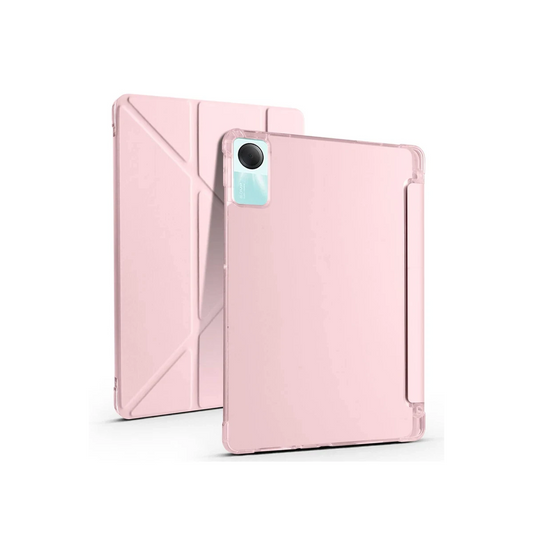 Xiaomi Redmi Pad SE 4G Kılıf Kalemlikli Mars Tablet Kılıfı - Rose Gold