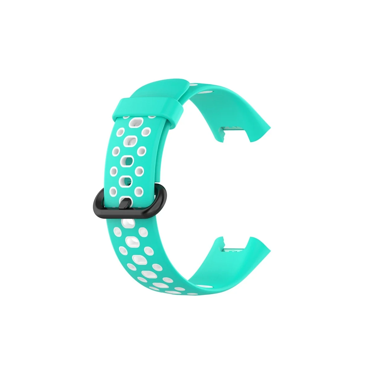 Xiaomi Redmi Watch 2 Spor Delikli Kordon - Turkuaz-Beyaz