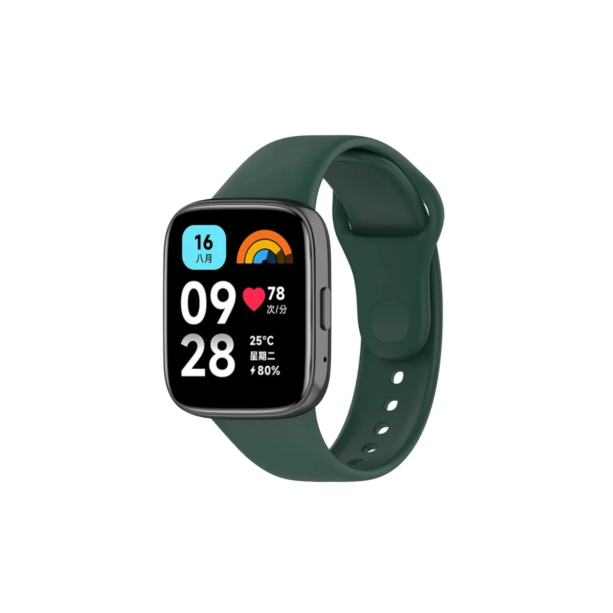 Xiaomi Redmi Watch 3 Active Klasik Kordon - Haki Yeşil