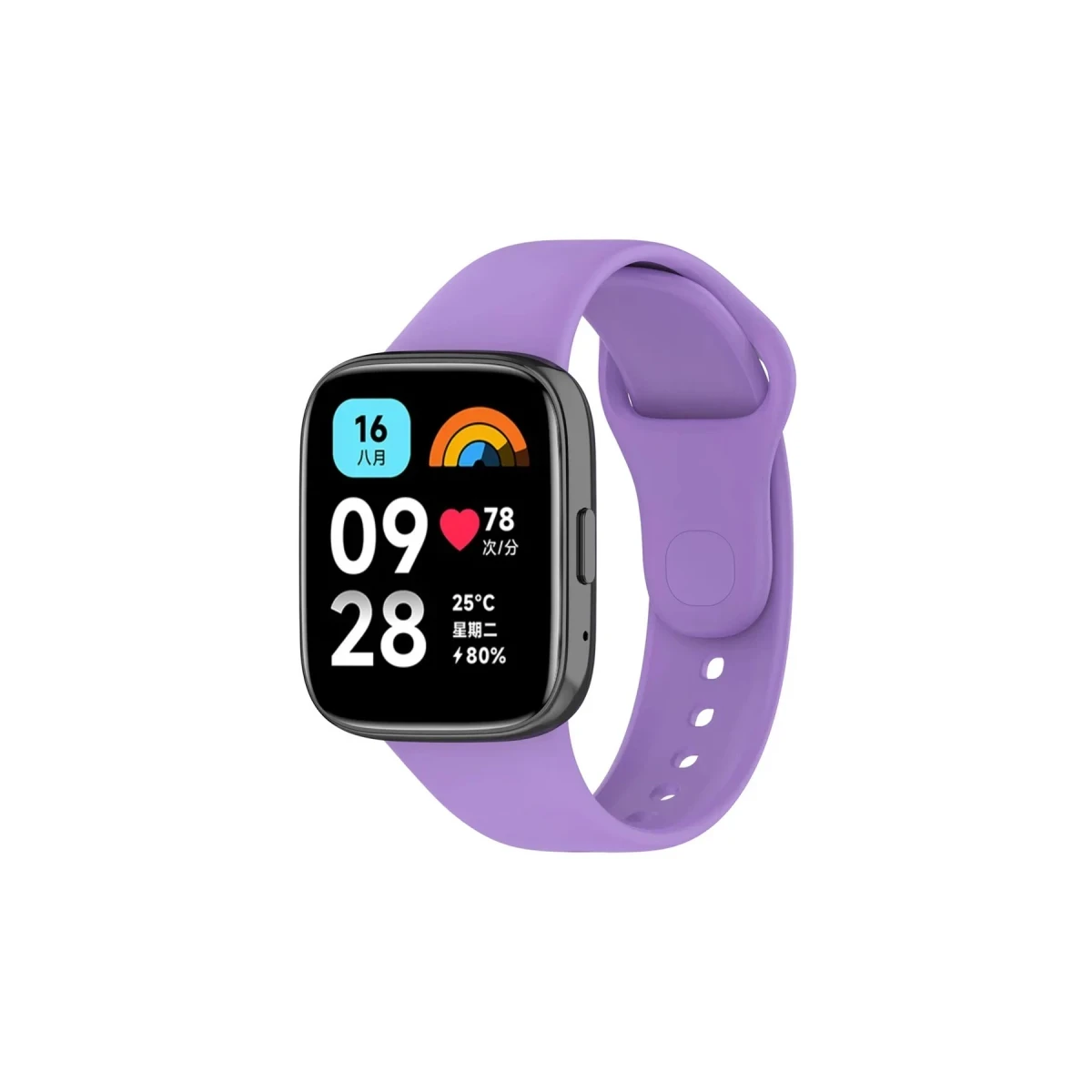 Xiaomi Redmi Watch 3 Active Klasik Kordon - Lila