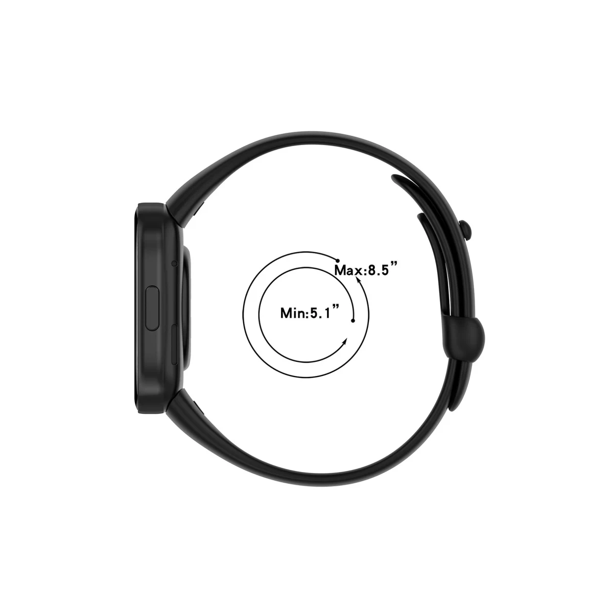 Xiaomi Redmi Watch 3 Origin Silikon Kordon - Füme