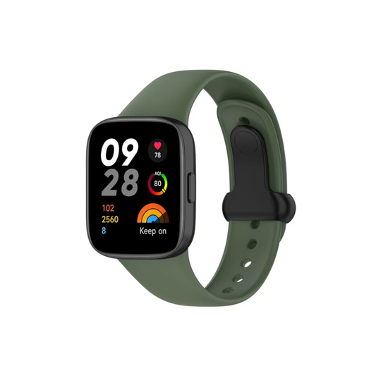 Xiaomi Redmi Watch 3 Origin Silikon Kordon - Koyu Yeşil