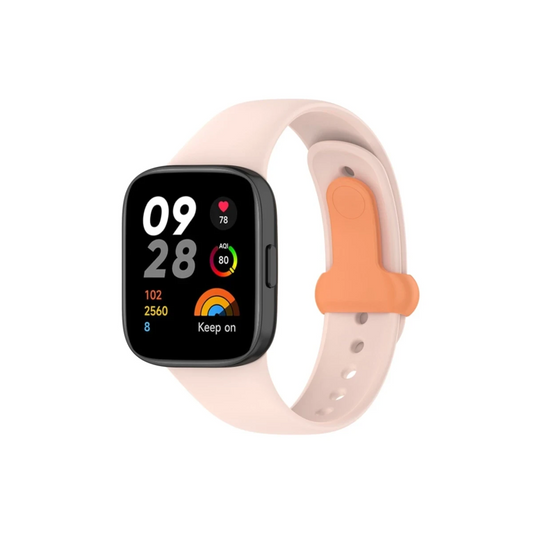 Xiaomi Redmi Watch 3 Origin Silikon Kordon - Pudra