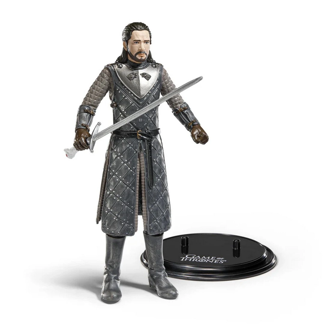 Noble Collection- Bendyfigs Game of Thrones- John Snow