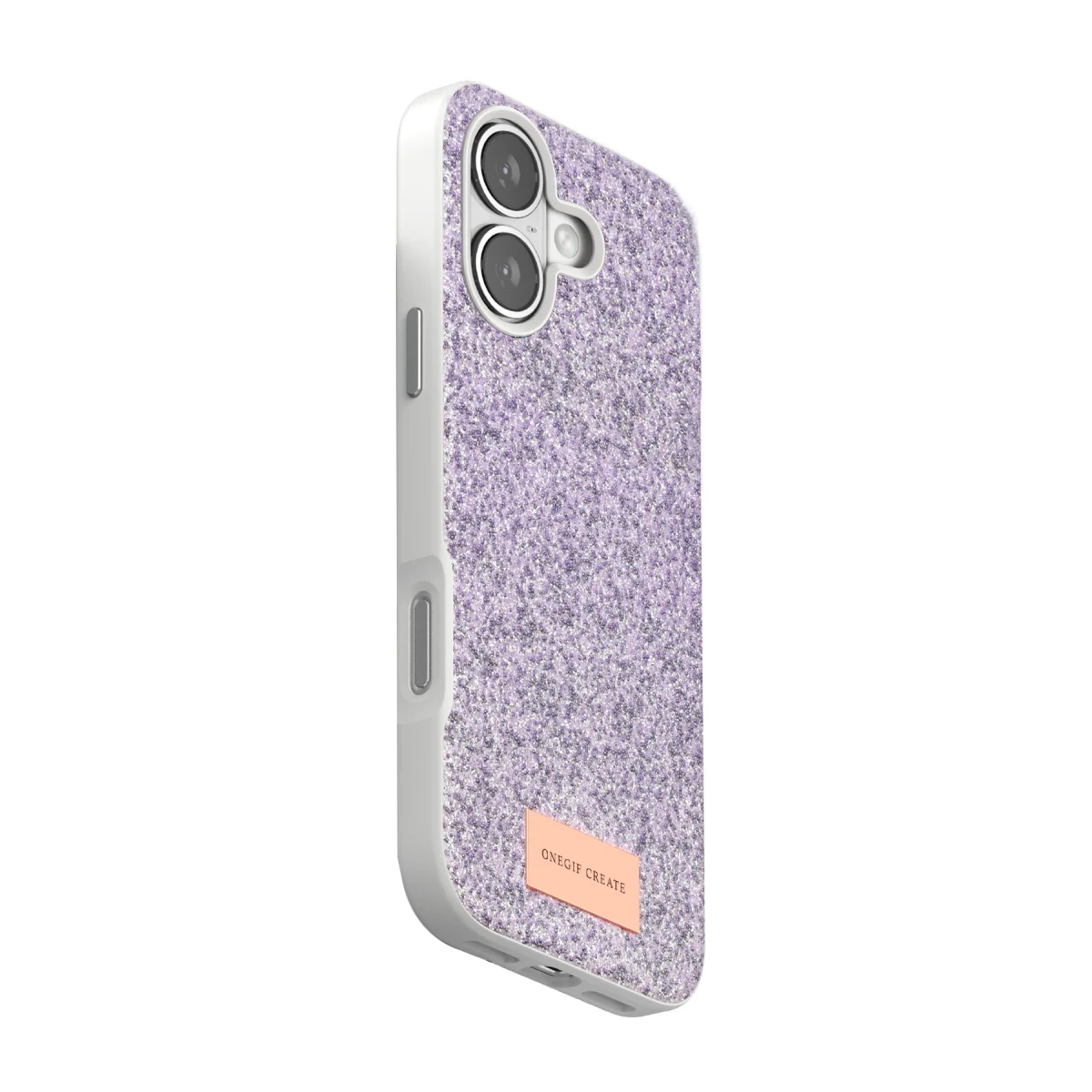 Onegif Apple iPhone 17 Bright Simli Kapak - Lila