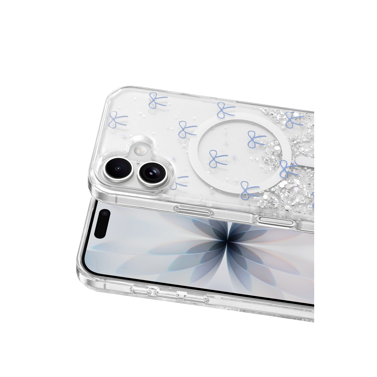 Onegif Apple iPhone 17 Misk Simli Magsafe Kapak - Desen 3