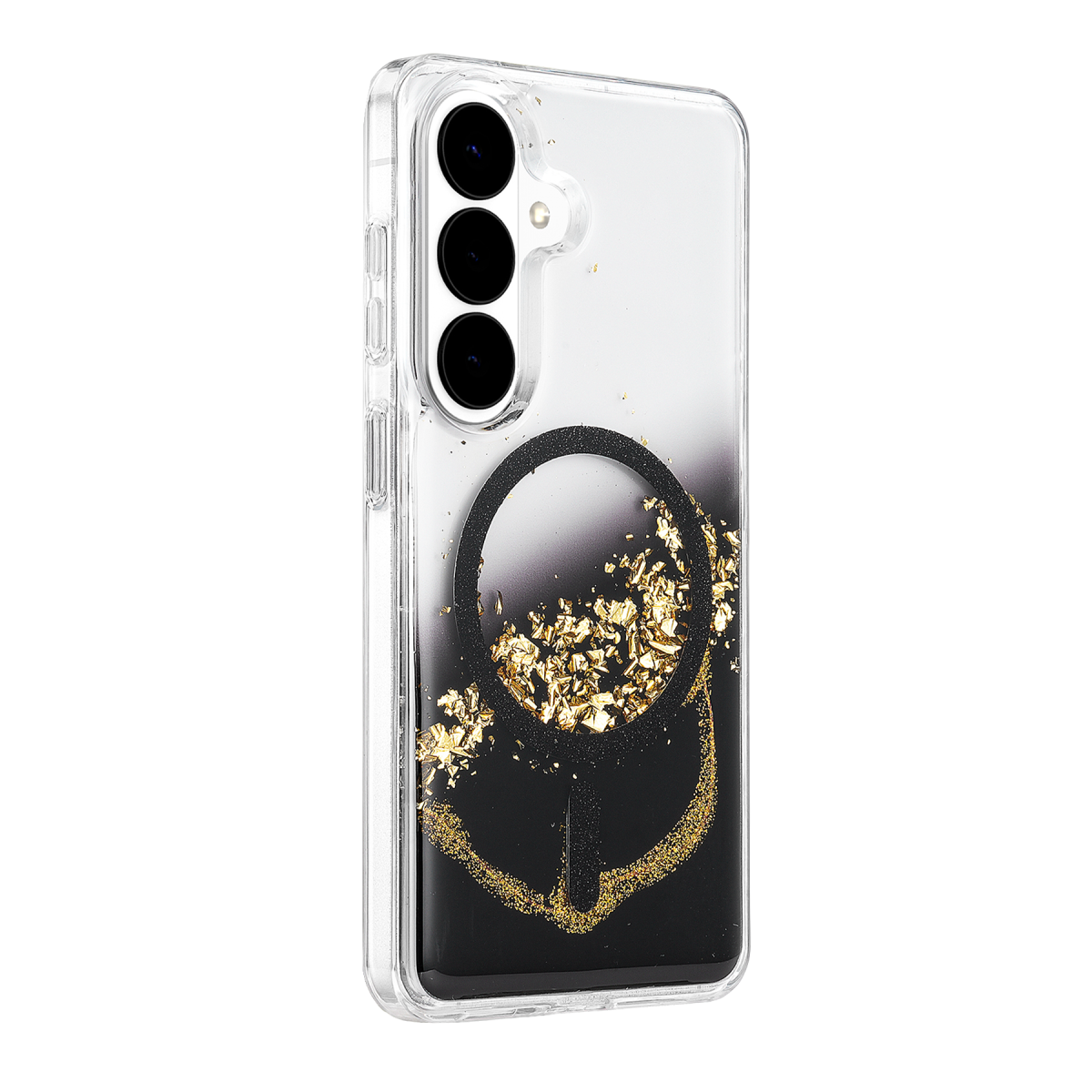 Onegif Samsung Galaxy S26 Lotus Simli Magsafe Kapak - Siyah
