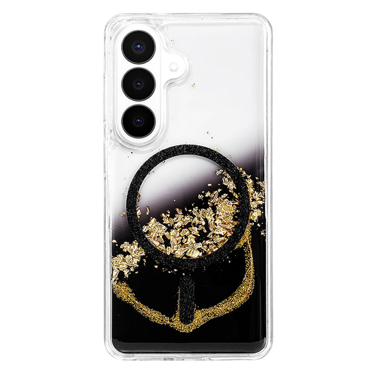 Onegif Samsung Galaxy S26 Lotus Simli Magsafe Kapak - Siyah