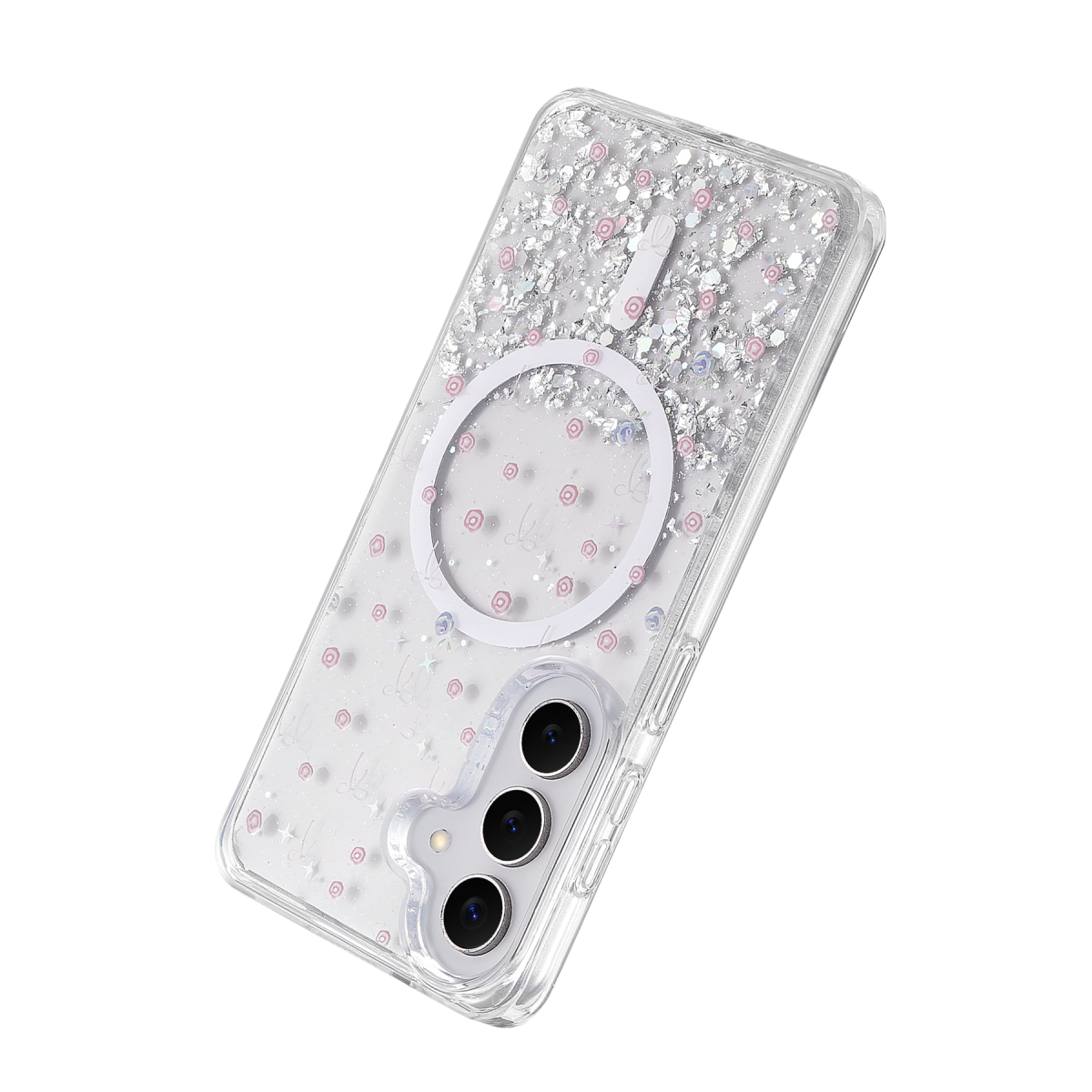 Onegif Samsung Galaxy S26 Misk Simli Magsafe Kapak - Desen 1