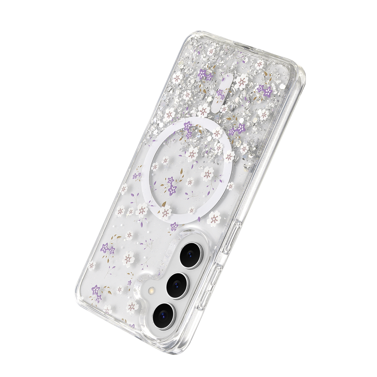 Onegif Samsung Galaxy S26 Misk Simli Magsafe Kapak - Desen 2