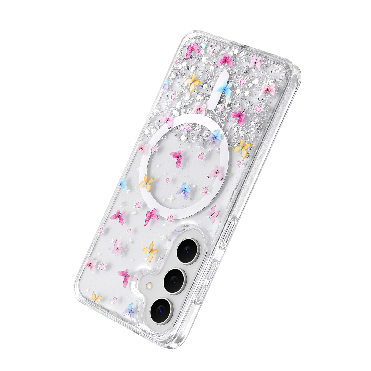 Onegif Samsung Galaxy S26 Misk Simli Magsafe Kapak - Desen 4