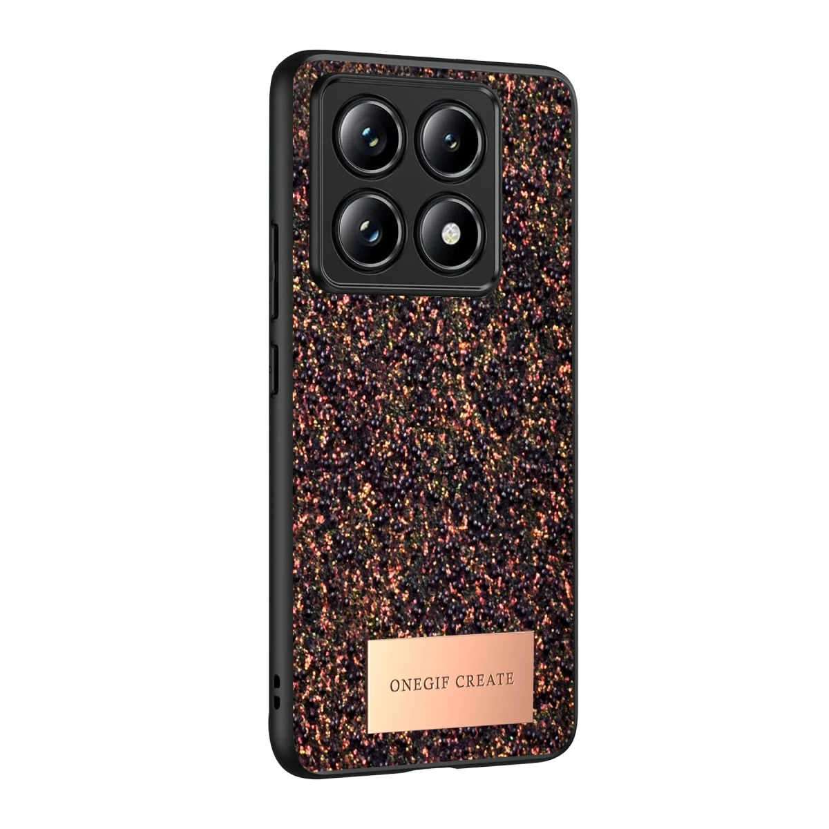 Onegif Xiaomi Mi 14T Pro Bright Simli Kapak - Derin Mor