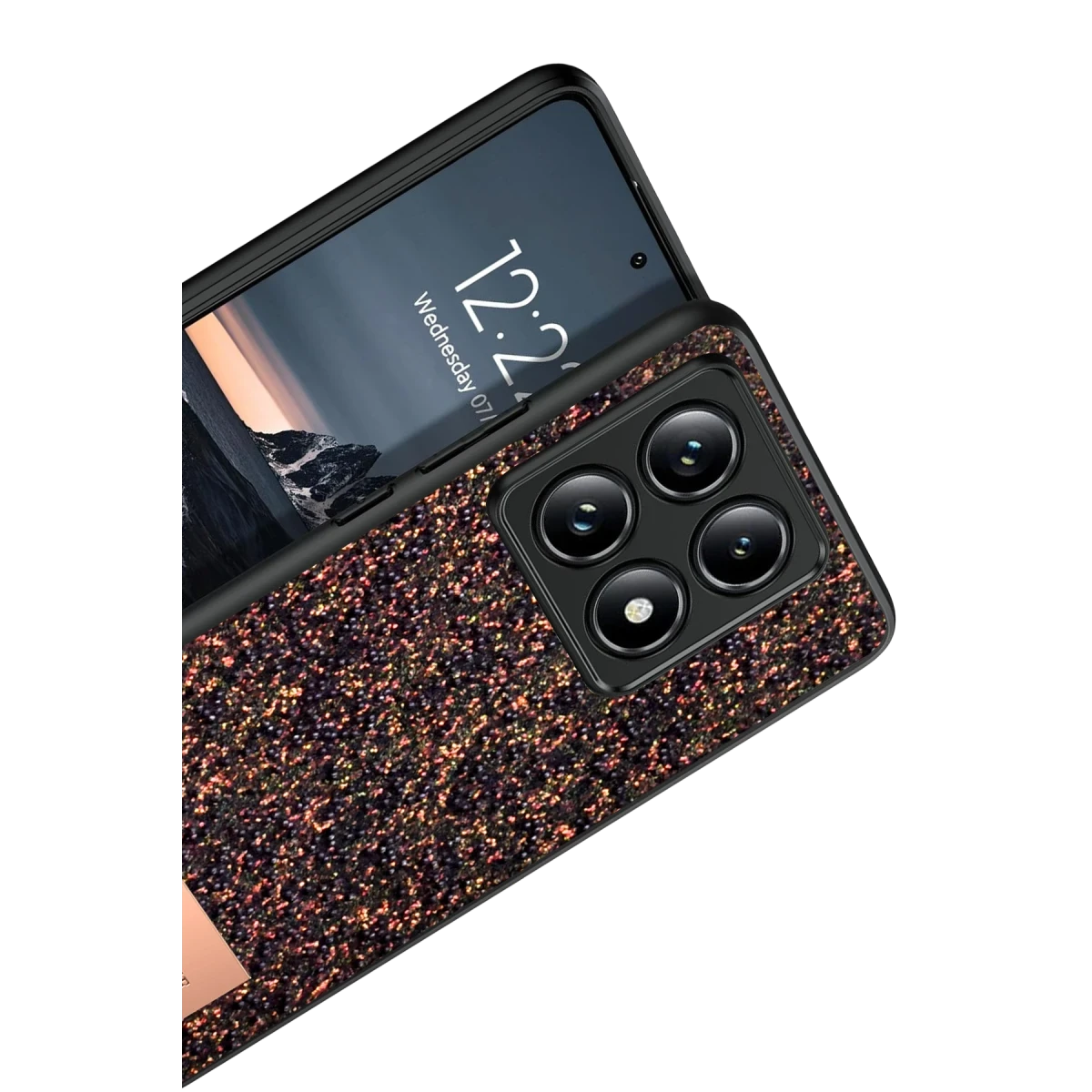 Onegif Xiaomi Mi 14T Pro Bright Simli Kapak - Derin Mor
