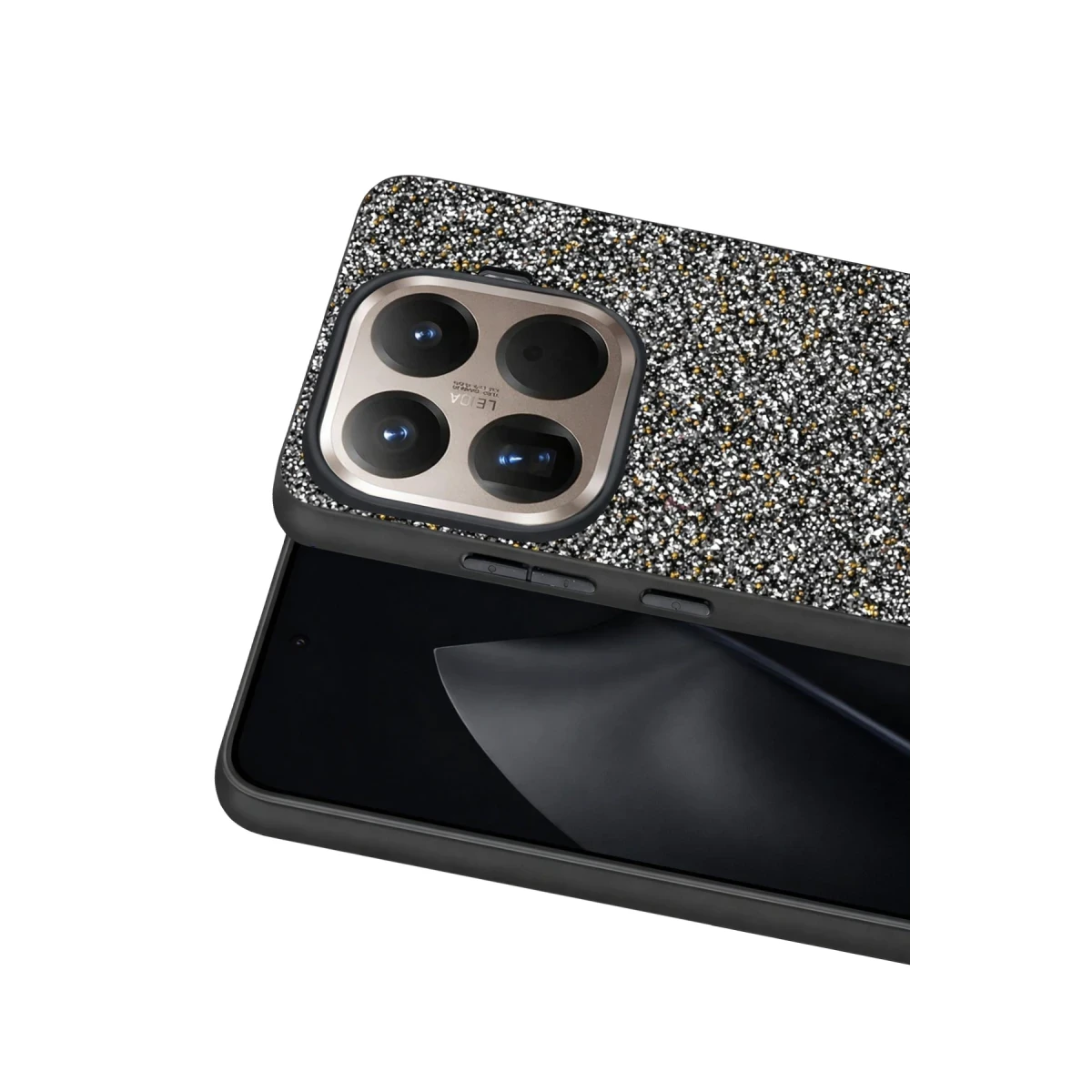 Onegif Xiaomi Mi 15T Pro Bright Simli Kapak - Gold