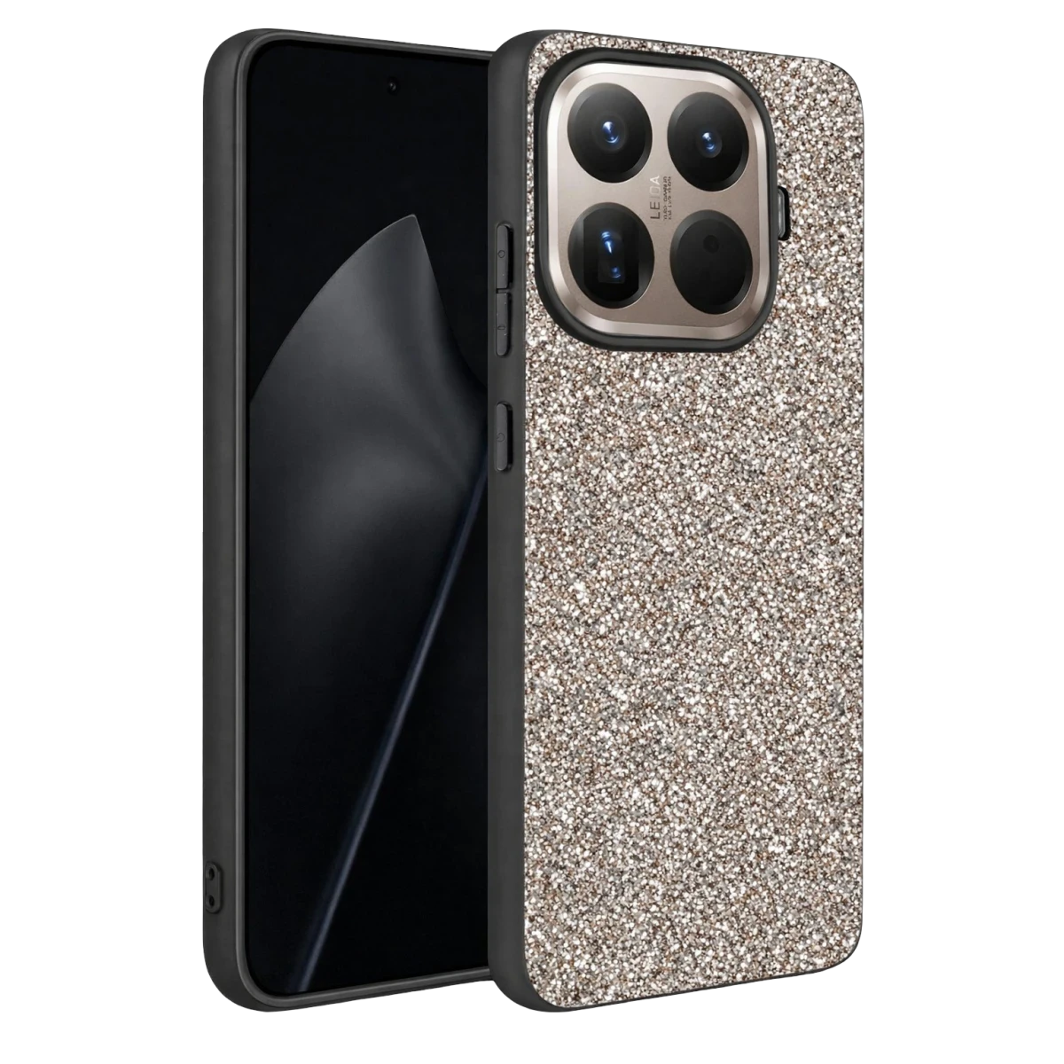 Onegif Xiaomi Mi 15T Pro Bright Simli Kapak - Gümüş