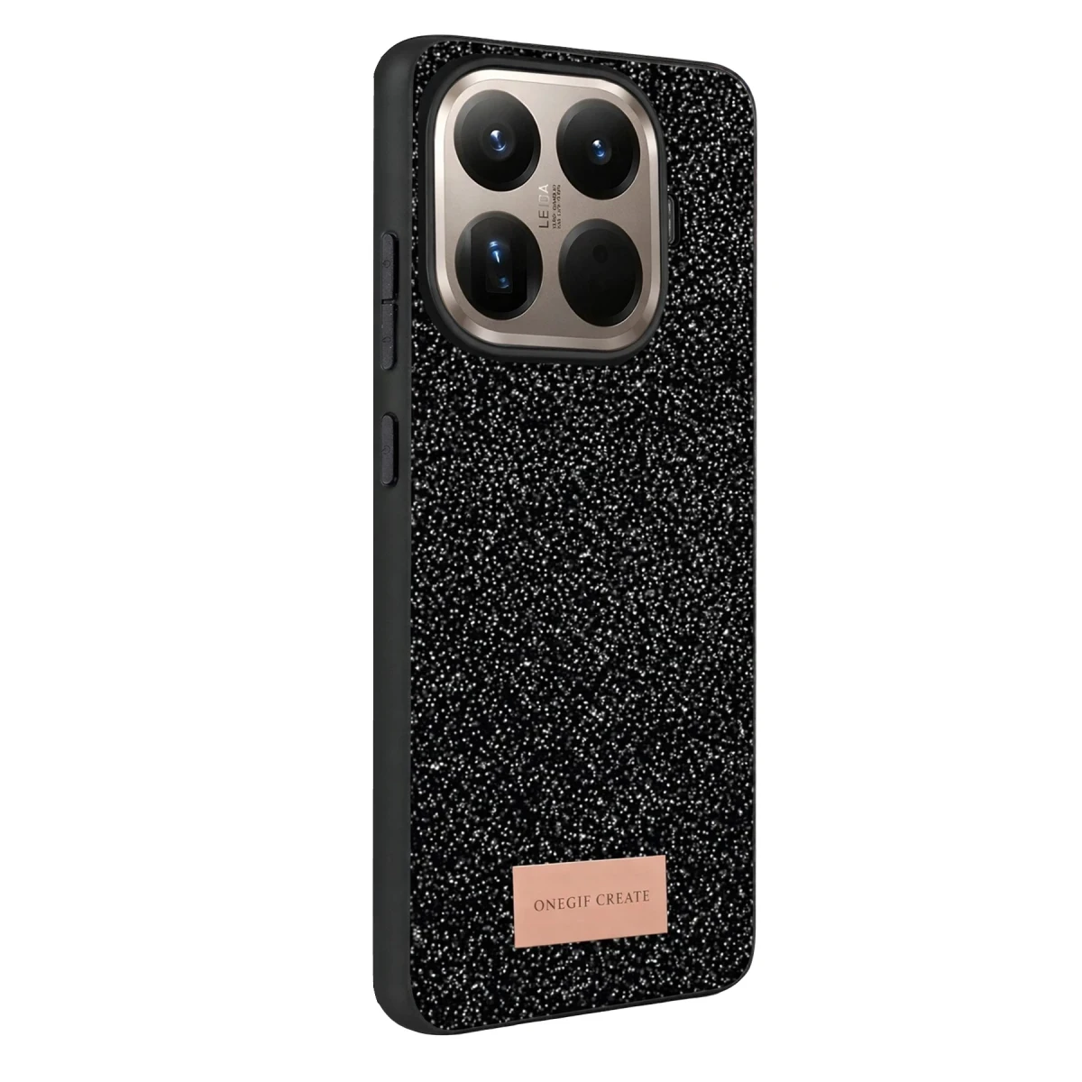 Onegif Xiaomi Mi 15T Pro Bright Simli Kapak - Siyah
