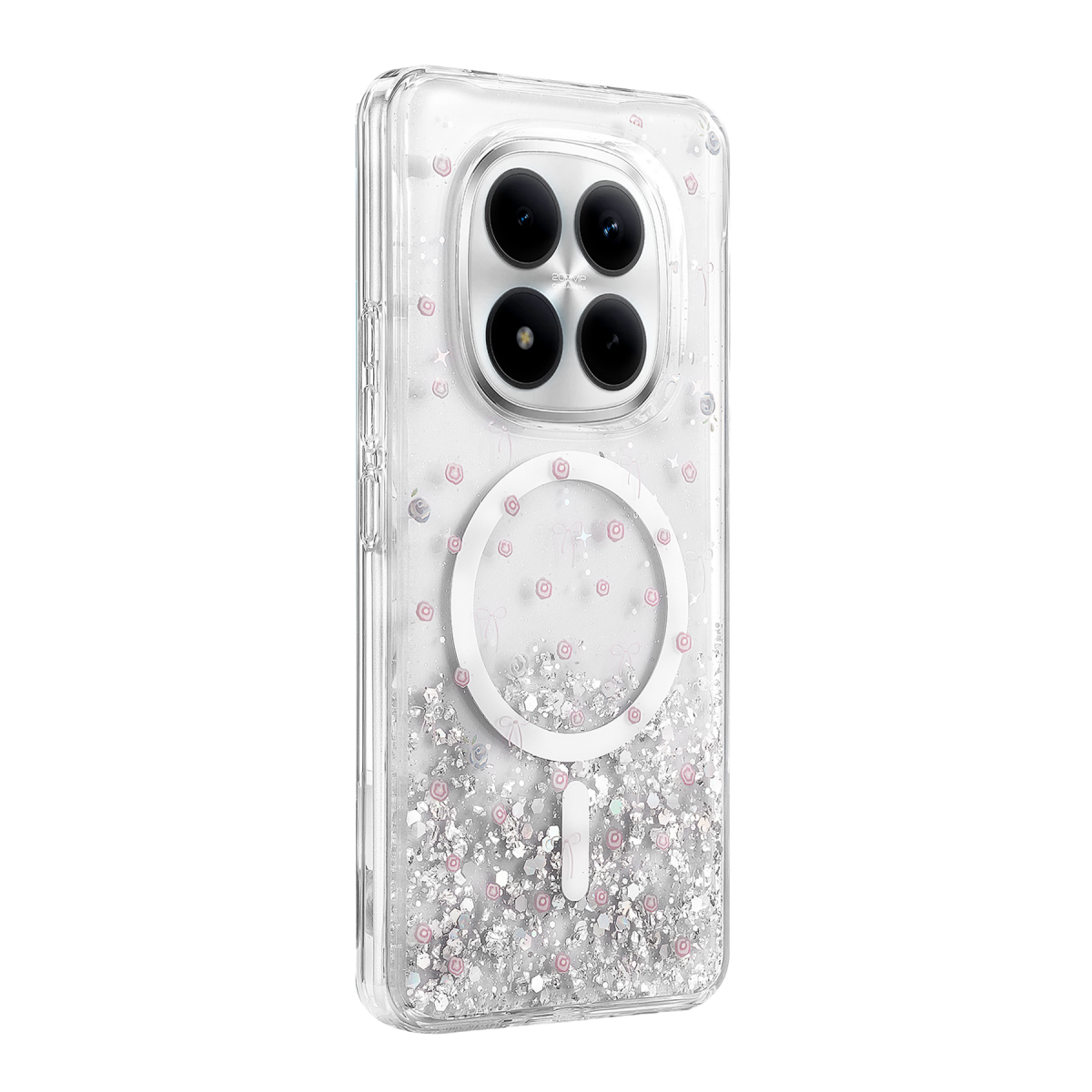 Onegif Xiaomi Redmi Note 15 4G Misk Simli Magsafe Kapak - Desen 1