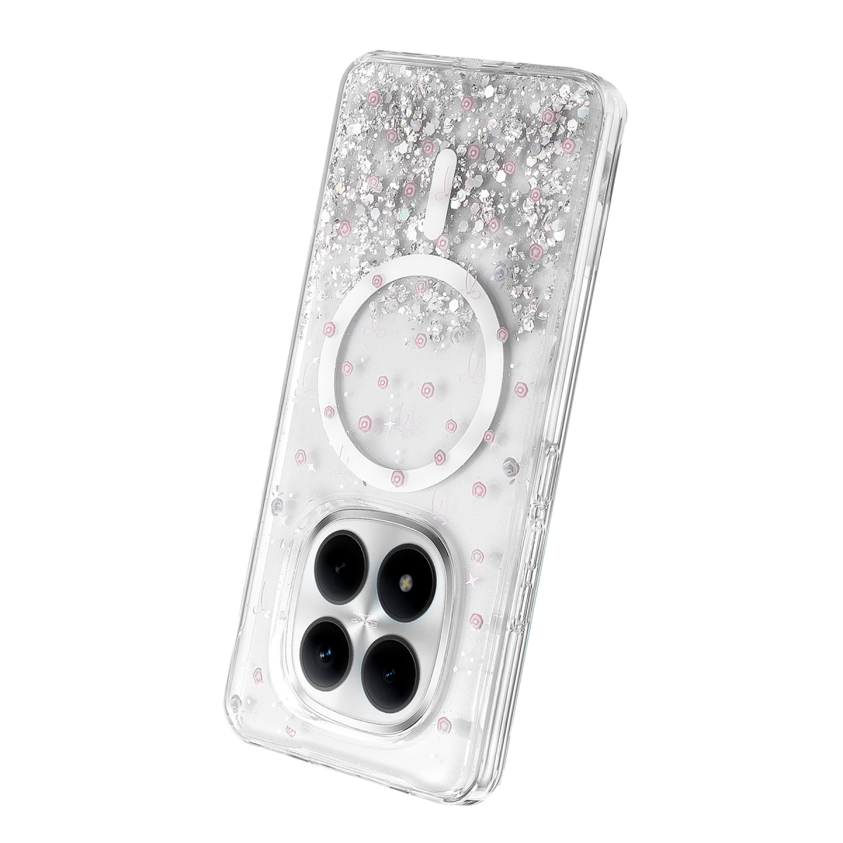 Onegif Xiaomi Redmi Note 15 4G Misk Simli Magsafe Kapak - Desen 1