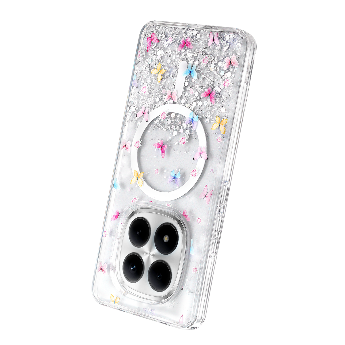 Onegif Xiaomi Redmi Note 15 4G Misk Simli Magsafe Kapak - Desen 4