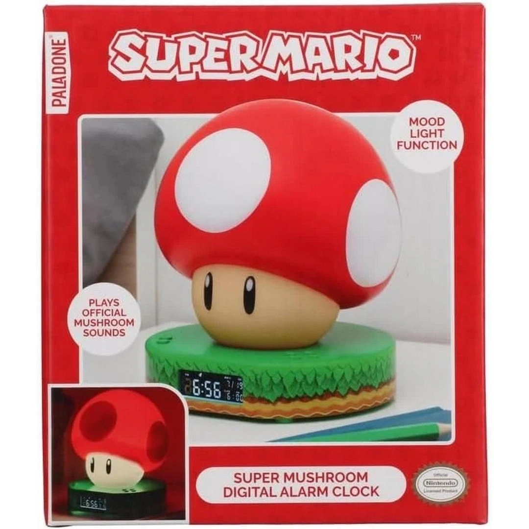 Paladone Super Mushroom Dijital Çalar Saat