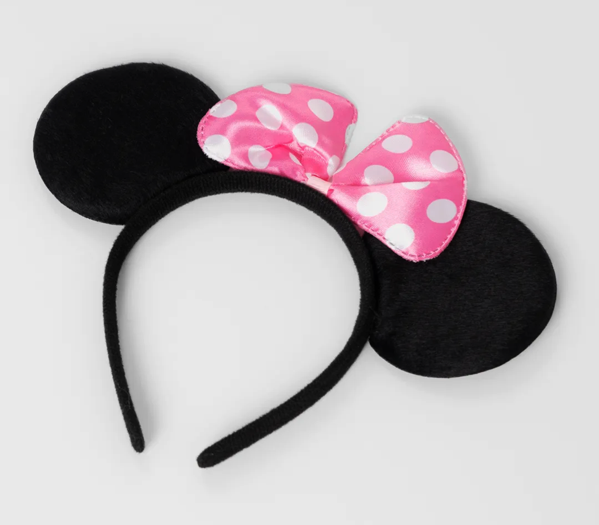 Pembe Fiyonklu Minnie Mouse Tacı Mini Kulak (4887)