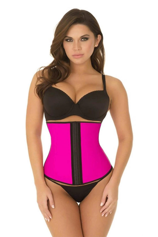 Terletici Agraflı Bel Korse - Pembe - KLBN30771