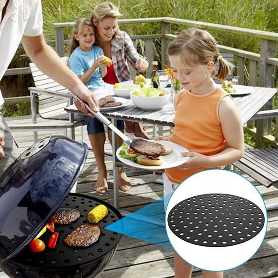 Renkli Isıya Dayanıklı Yıkanılabilir Silikon Fırın Ve Airfryer Yuvarlak Pişirme Matı 23 Cm (4887)