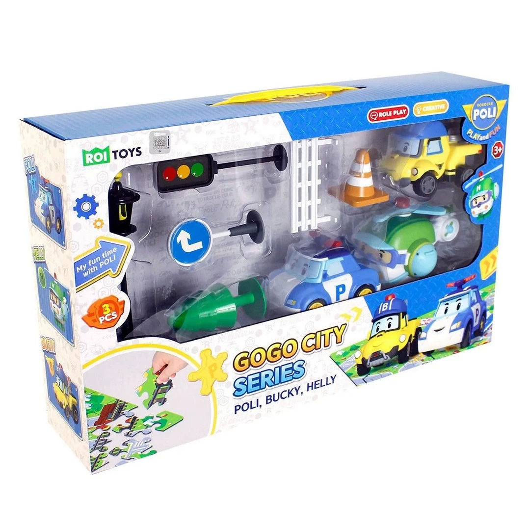 Robocar Poli Gogo City Series Oyun Seti - POLI/ZR-912