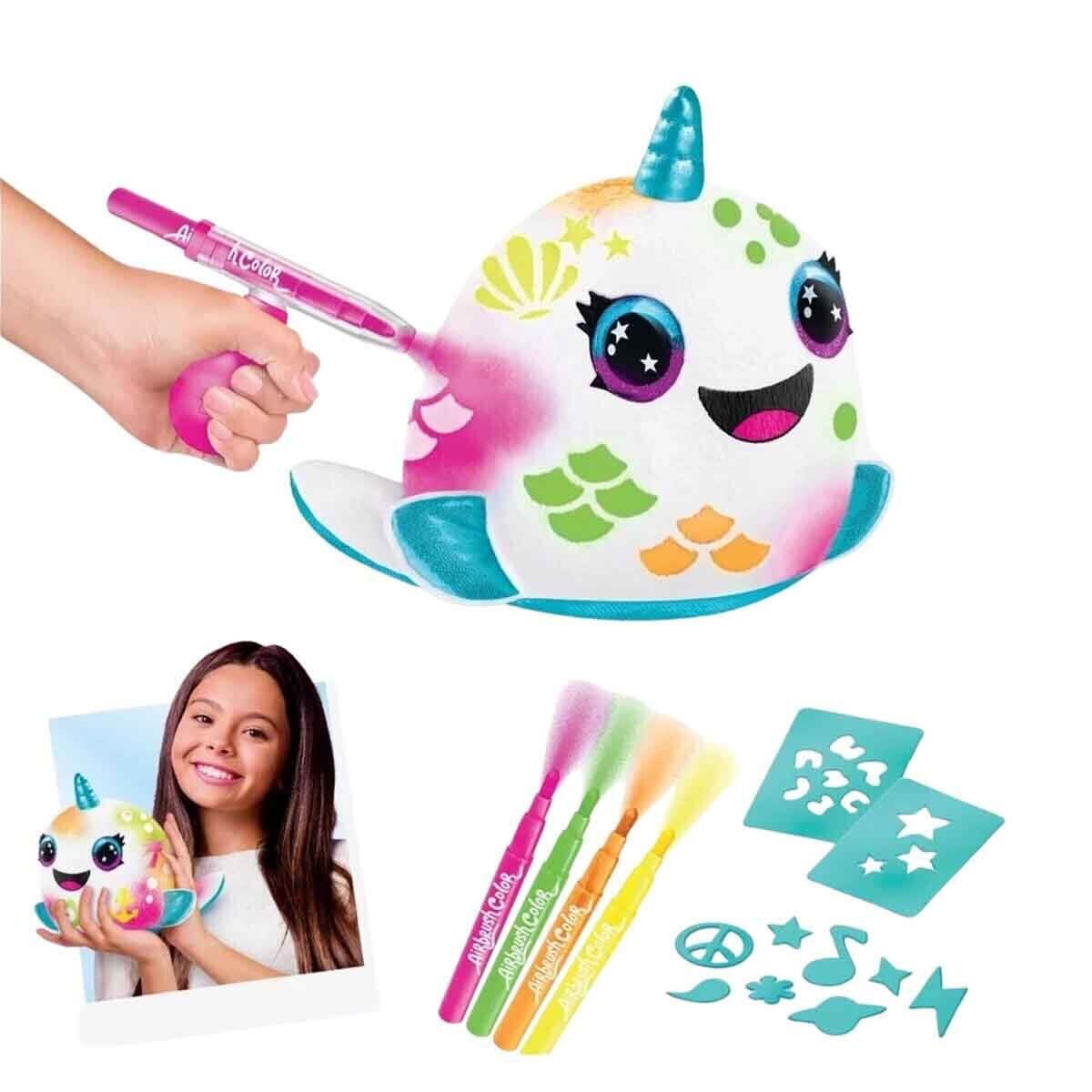 S00045573 SUN CNL HOBİ SET AIRBRUSH PELUŞ FOOD TASTIC SQUISHY