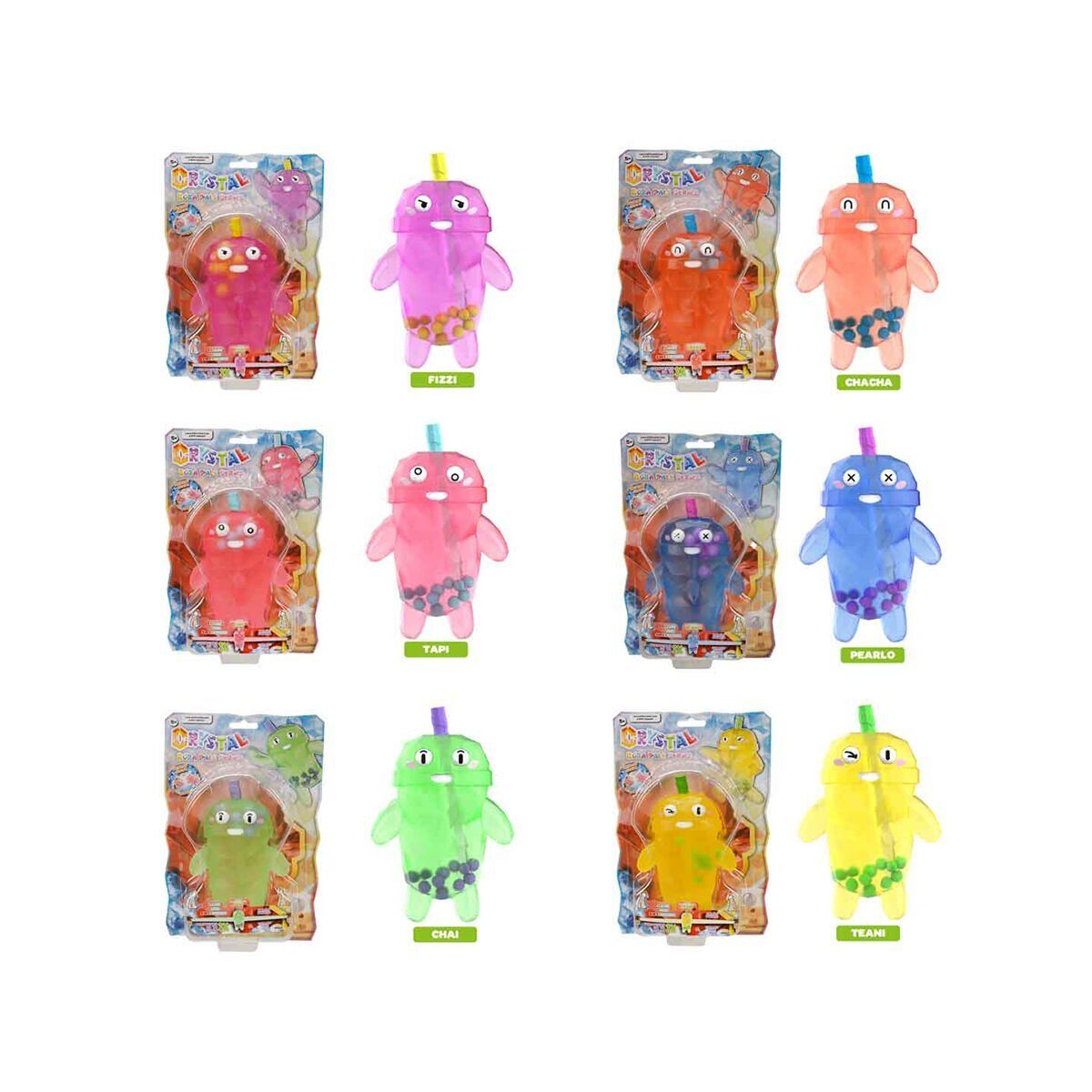 12387 SUN-BTF-FİGÜR BUBBLE TEA CRYSTAL BOBA PALS SERIES 14CM - 1 Adet Stokta Olan Gönderilir