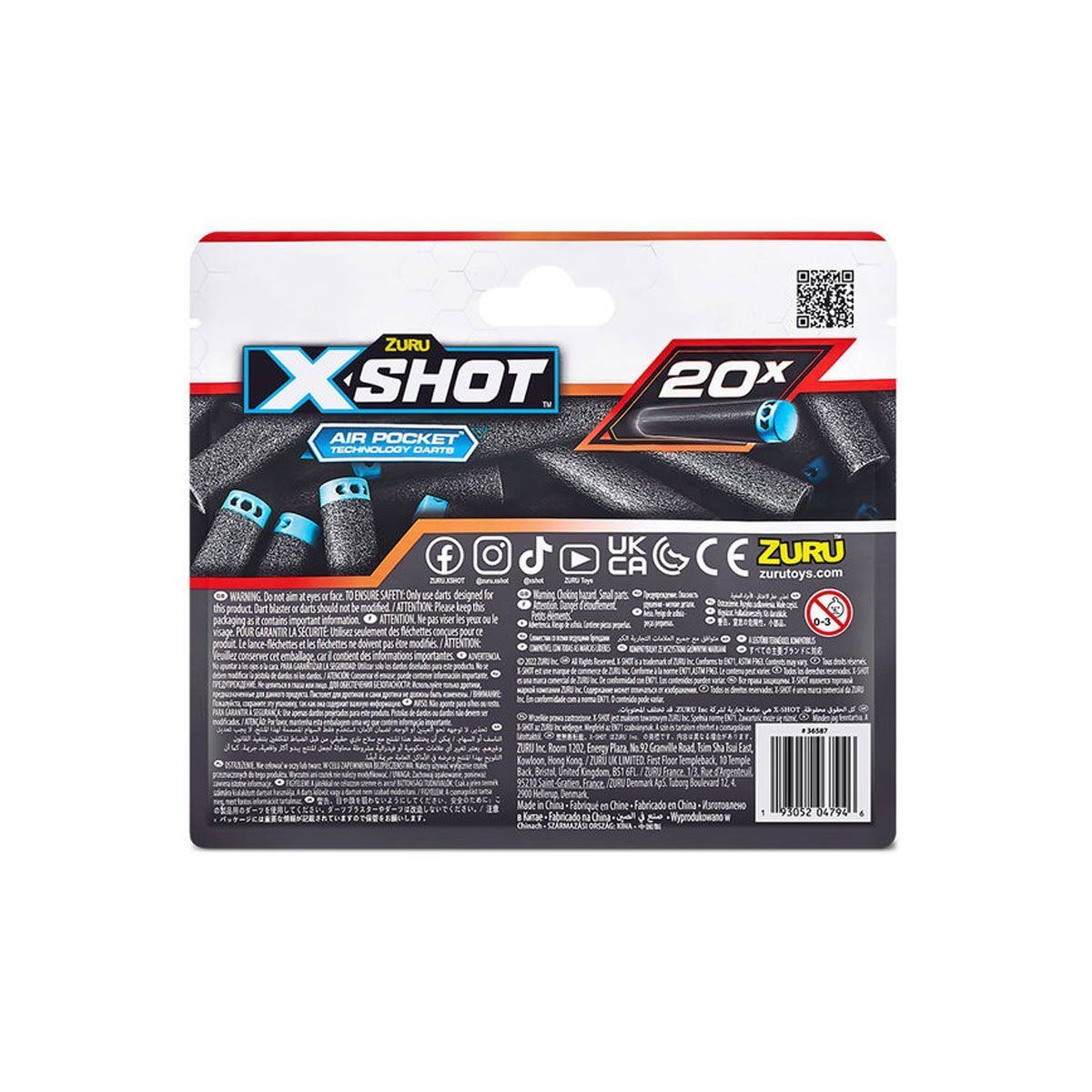 36587 Zuru X Shot Silah 20 li Yedek Paket