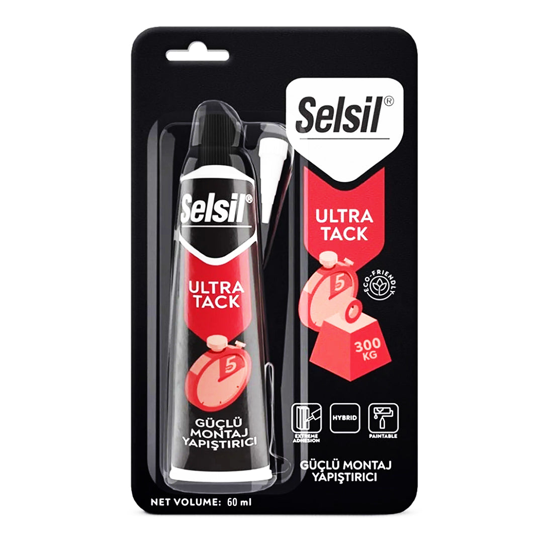 SELSİL MONTAJ YAPIŞTIRICI BEYAZ ULTRA TACK 50ML (4887)