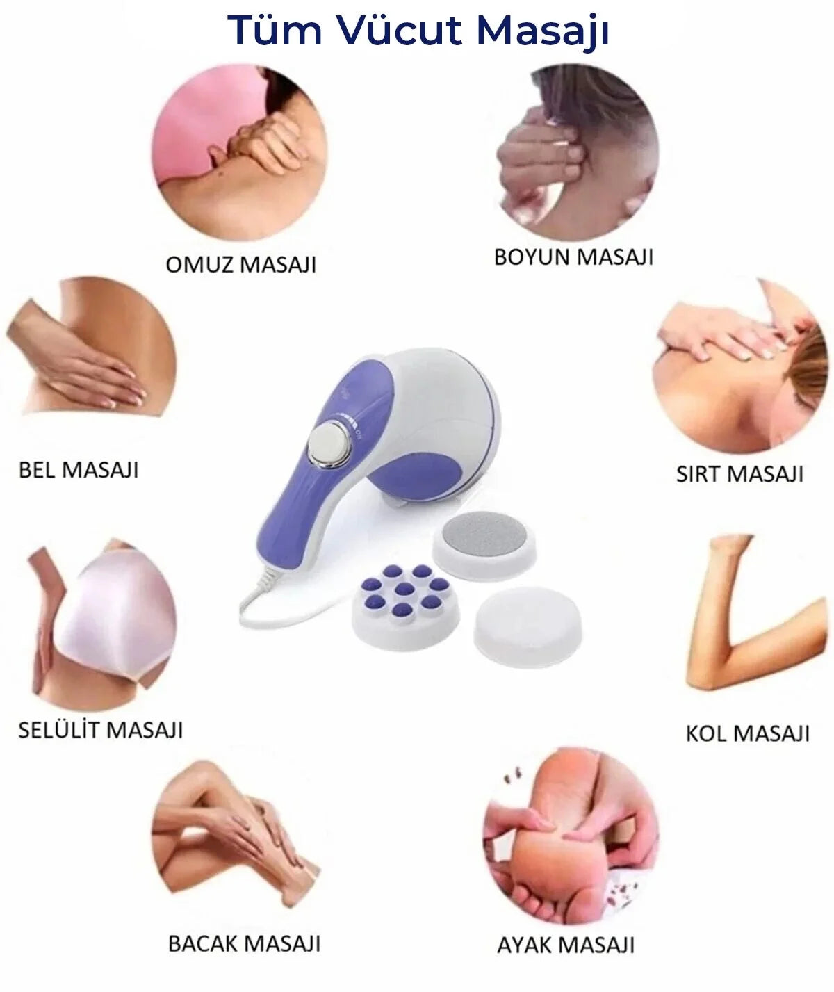 Selülit Giderici Masaj Aleti ve Masaj Cihazı (4887)