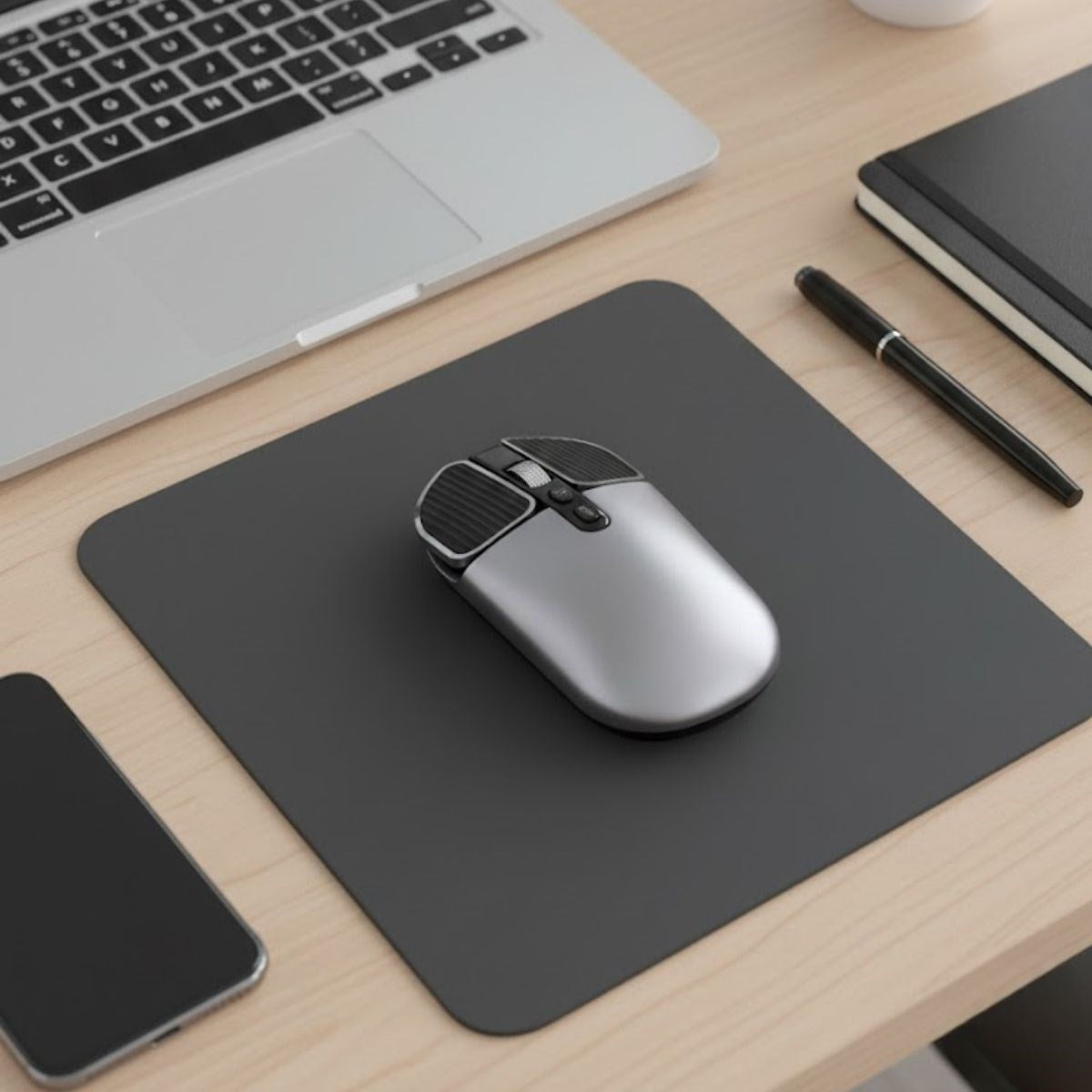 Sessiz Kablosuz Mouse – Wireless Optik Mouse, Sessiz Tıklama, Ergonomik Tasarım (4887)